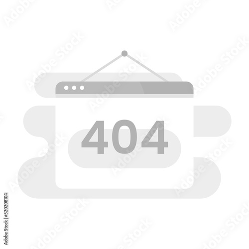service is close, server down, 404 error page concept illustration flat design vector eps10. modern graphic element for landing page, empty state ui, infographic, icon