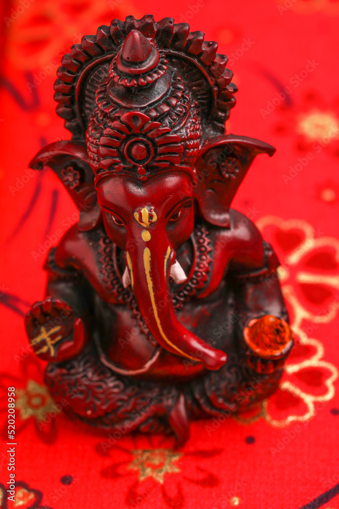 Antique lord ganesha sculpture or statue for ganesha festival.