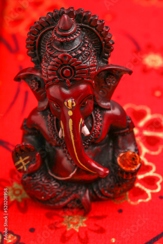 Antique lord ganesha sculpture or statue for ganesha festival.