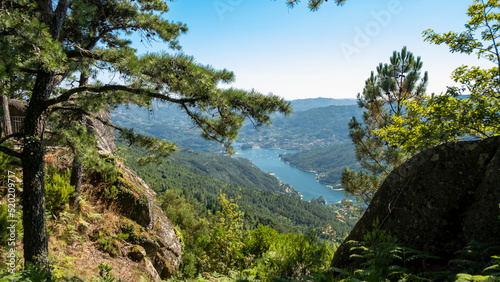Miradouro da Pedra Bela, Parque Nacional da Peneda Gerês, Gerês, Portugal photo