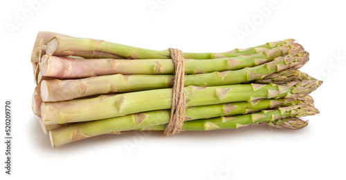 asparagus path isolated on white