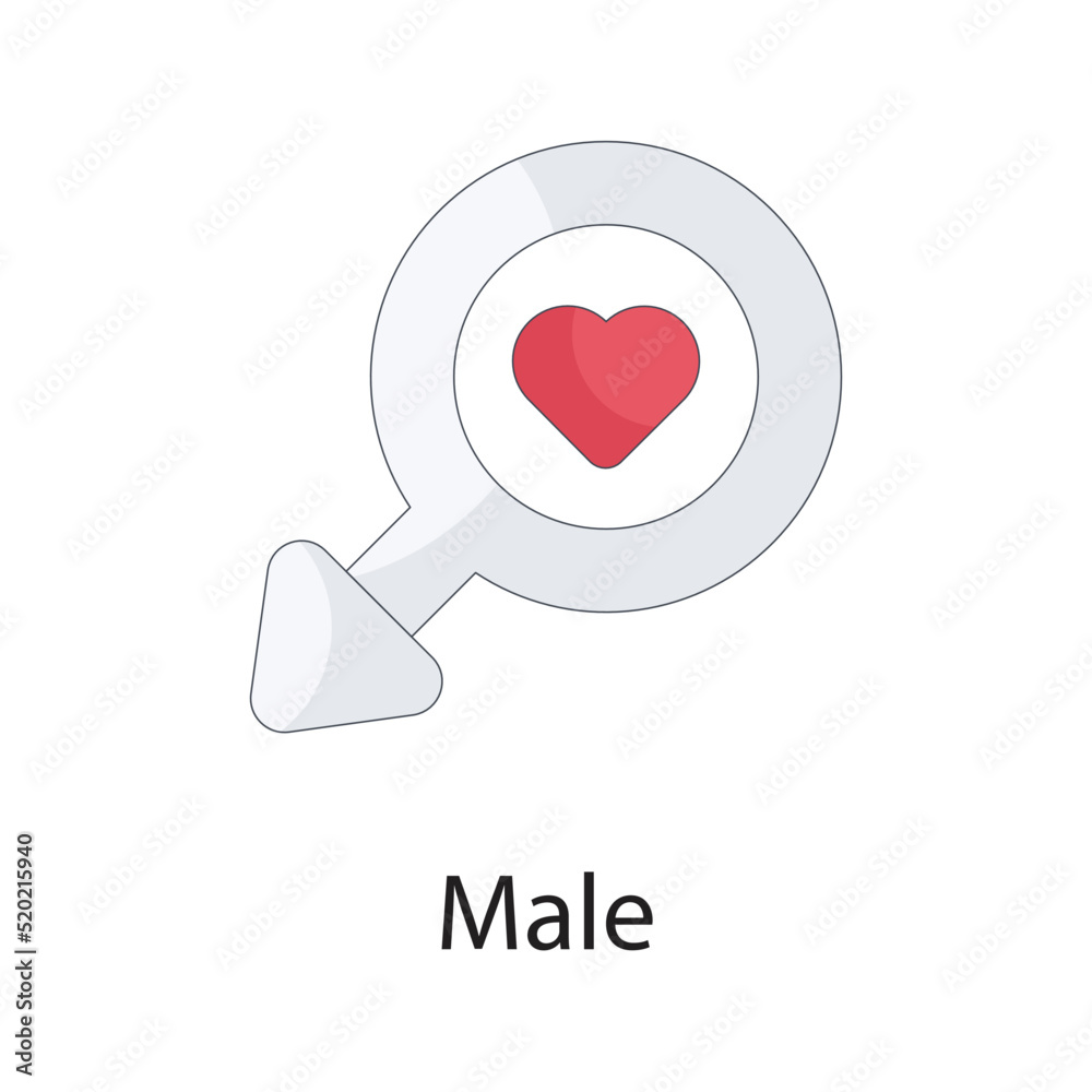 Male vector Filled Outline Icon Design illustration on White background. EPS 10 File Male vector Filled Outline Icon Design illustration on White background. EPS 10 File