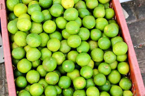 limes in a market