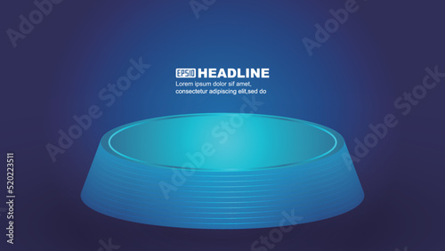 Blue 3D Still Life Visualizer