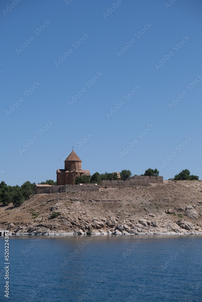 Ahtamar Island view from Van Lake, Turkey. Ahtamar Island view from Van Lake, Turkey.