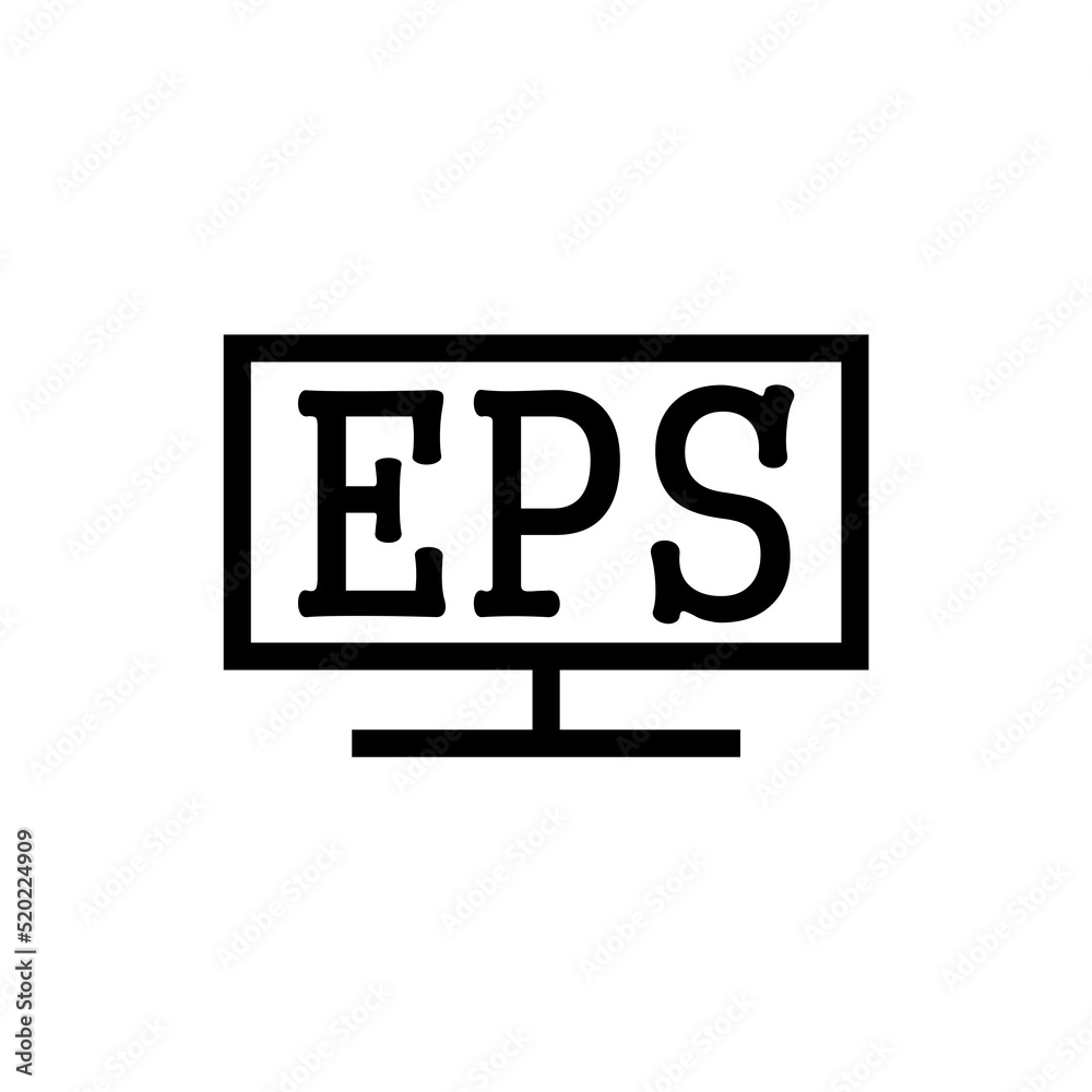 ERP, Enterprise Resource Planning icon in computer screen isolated on white background ERP, Enterprise Resource Planning icon in computer screen isolated on white background