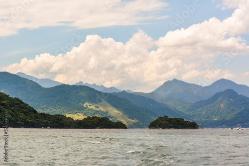 View of mountains at the coast of Angra dos Reis town, State of Rio de Janeiro, Brazil. Taken with Nikon D7100 18-200 lens, at 52mm, 1/640 f 20.0 ISO 800. Date: Feb 10, 2016