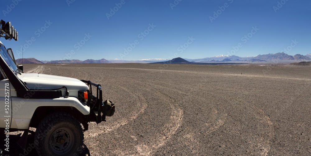 Fototapeta premium Antofagasta de la Sierra, Catamarca, Argentina. Pueblo de Antogasta de la Sierra. Volcanes en Catamarca.