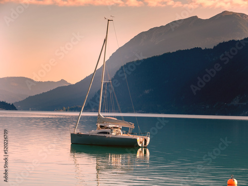 boats on the lake