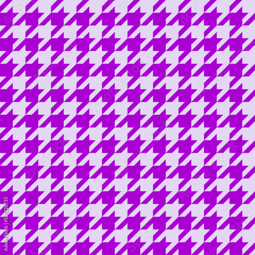 purple seamless surface pattern design with houndstooth photo