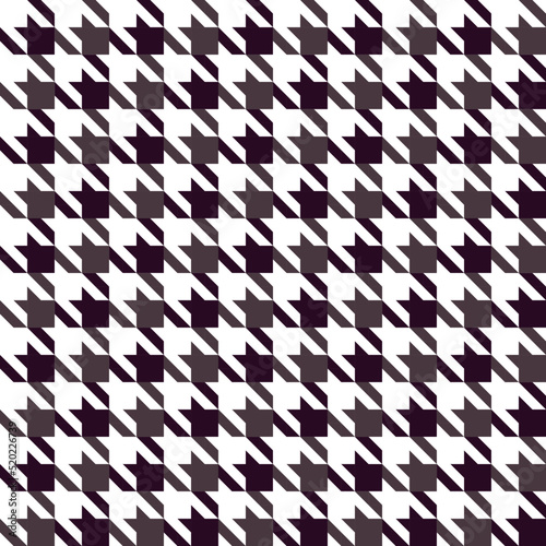 black seamless surface pattern design with houndstooth