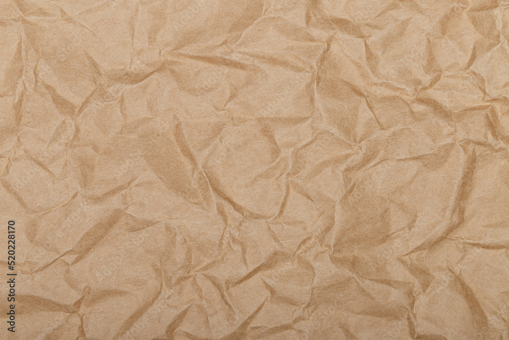 Brown wrinkle recycle paper background