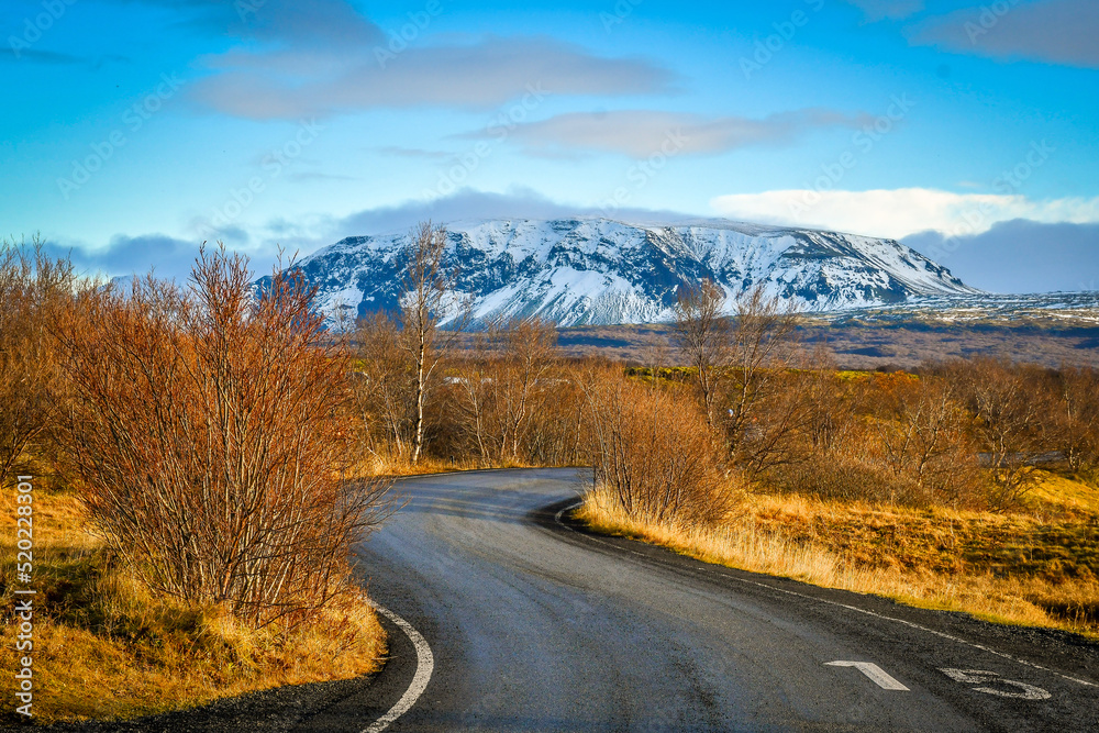 Fototapeta premium Autumn in Thingvellir National Park - Iceland