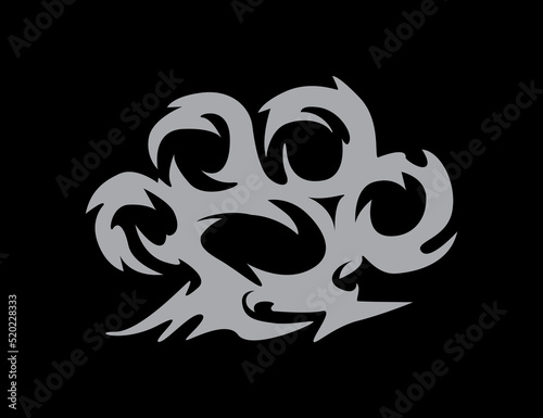 Tribal knuckle Illustration Vector SVG