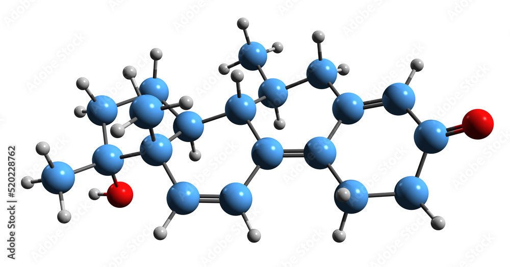 3D image of Dimethyltrienolone skeletal formula - molecular chemical structure of anabolic–androgenic steroid isolated on white background
3D image of Dimethyltrienolone skeletal formula - molecular chemical structure of anabolic–androgenic steroid isolated on white background