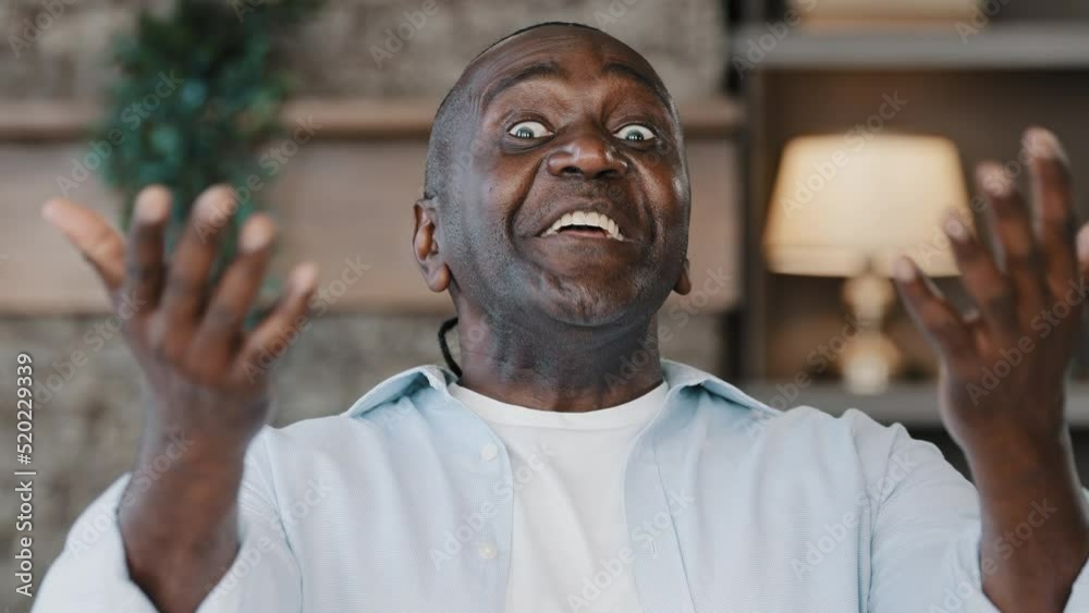 African american hospitable generous man friendly american mature adult friendly homeowner businessman make welcoming gesture both hands inviting to come here asking go closer invitation welcome sign