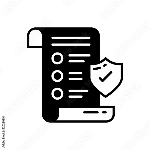 Corporate Policies icon in vector. Logotype