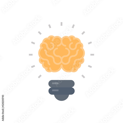 Brainstorming icon in vector. Logotype