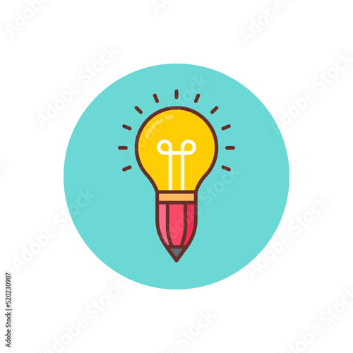 Creative Idea icon in vector. Logotype