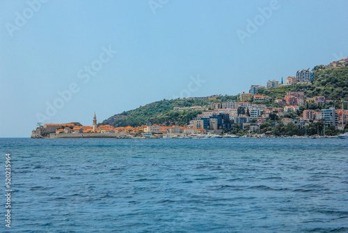 view of the old city of budva