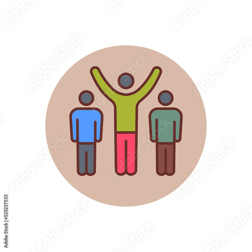 Business Leader icon in vector. Logotype