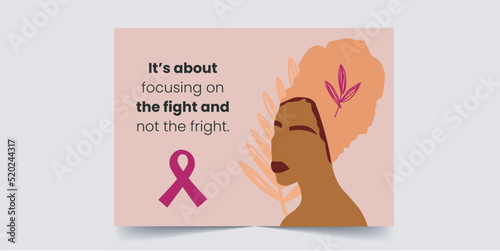 It is about focusing on the fight and not the fright - Breast Cancer Card for African Women