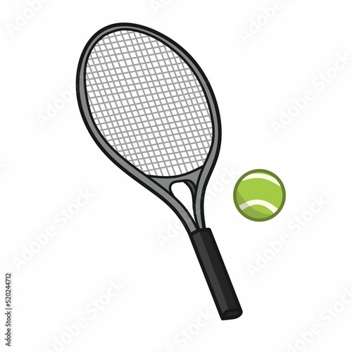 tennis racket and ball © Ят Нол