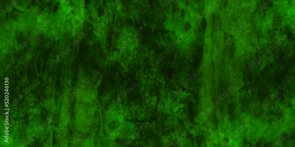 Blurry and dark green grunge texture with straight stains, Grainy and scratched green brush painted grunge texture, painted green background with grunge texture for wallpaper, cover and card.