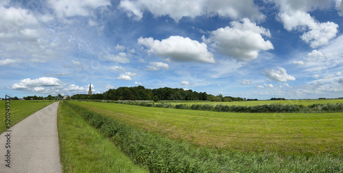 Panorama from farmland around Tzum