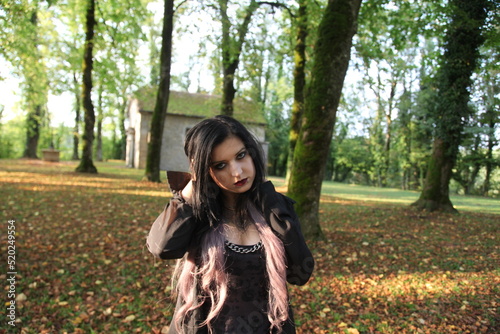 emo gothic girl photo