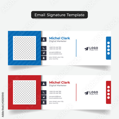 Corporate Email Signature Layout
