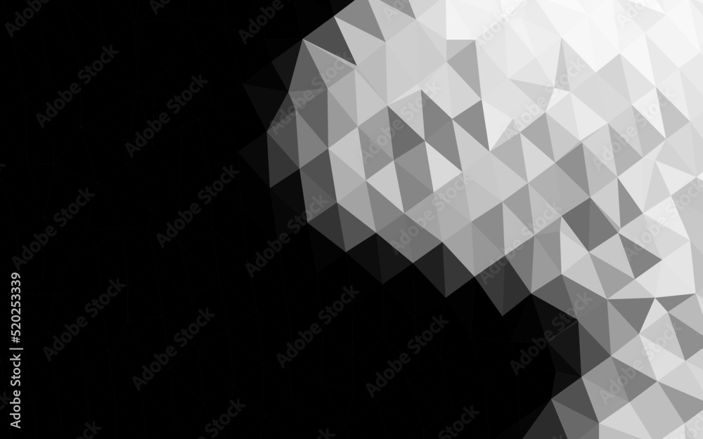 Light Silver, Gray vector abstract mosaic background. Light Silver, Gray vector abstract mosaic background.