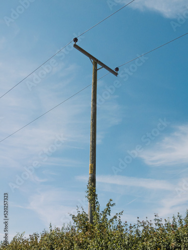 MInimalistic photщ of electric pole
England