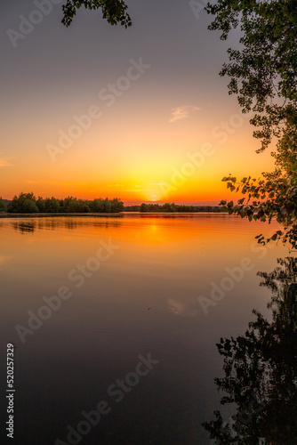 Sunset At Broadwater Lake in Harefield UK