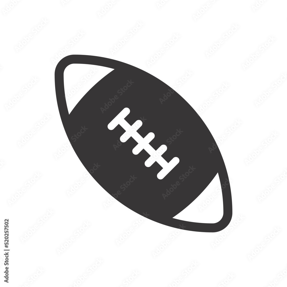 American Football Icon - Rugby Icon American Football Icon - Rugby Icon