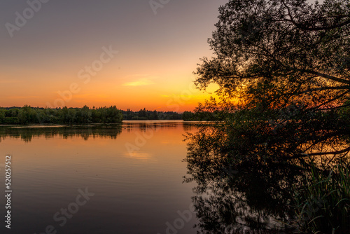 Sunset At Broadwater Lake in Harefield UK