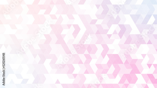 三角パターン背景素材，ピンクのグラデーション