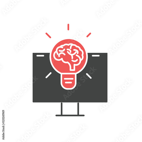 creative brain icons  symbol vector elements for infographic web