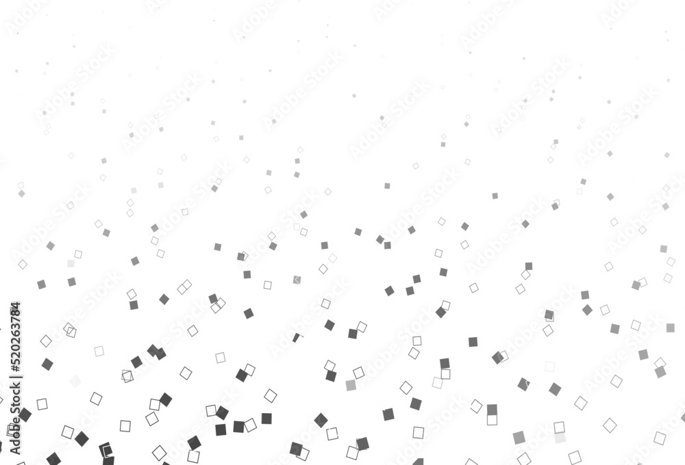 Light Silver, Gray vector pattern with crystals, rectangles. Light Silver, Gray vector pattern with crystals, rectangles.