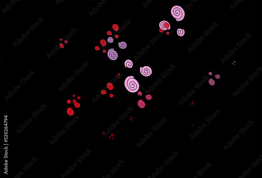 Dark Blue, Red vector pattern with lamp shapes. Dark Blue, Red vector pattern with lamp shapes.