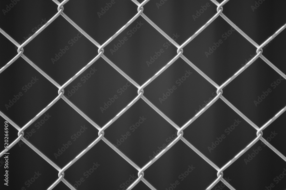 Fototapeta premium metal mesh,in the photo a mesh on a gray background