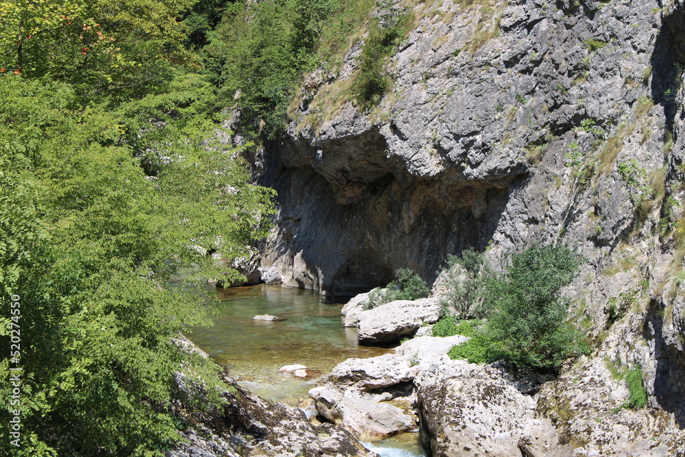 canyon of the river Rakitnica Bosnia and Herzegovina