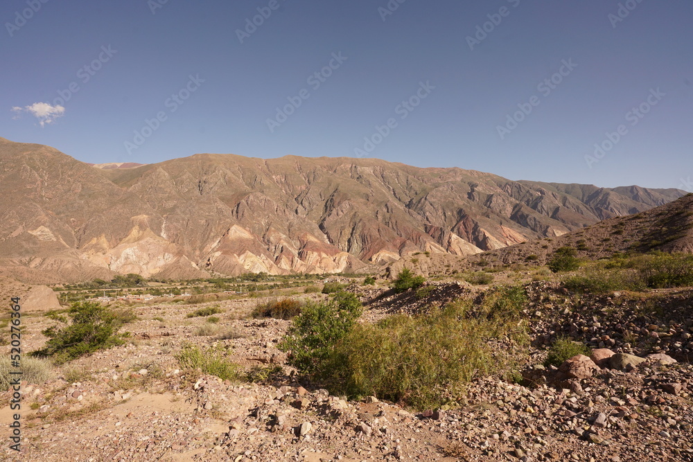 landscape in the desert jujuy argentina paleta del pintor