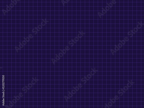 近未来的なカラーリングのグリッドのシンプルな背景・パターン - サイバー･仮想空間のイメージ素材 紺と紫 