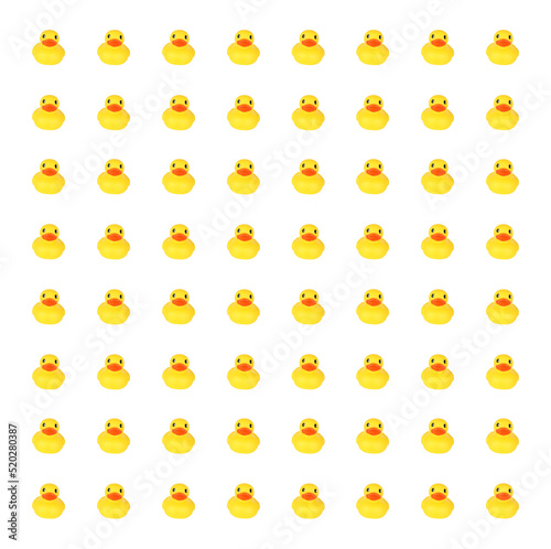 Obraz na plátně Toy duck background