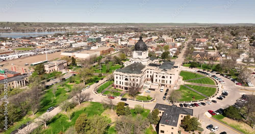 The Capital Building in South Dakota at Pierre SD State Capitol