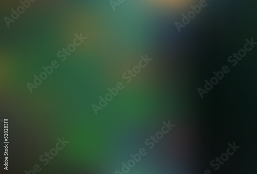 Dark Green vector bokeh template.