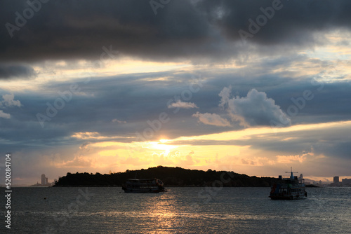 sunset over the harbor © WhiTeRabbiTz