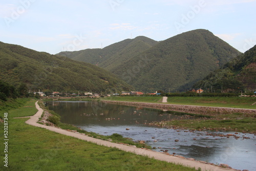 landscape with river