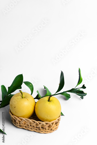 pears in the basket